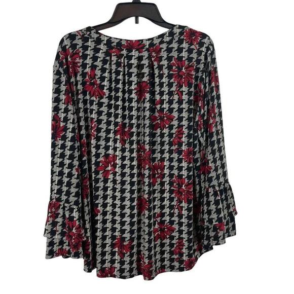 N Touch Women Long Sleeve V Neck Top Size L - Picture 2 of 7